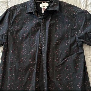 Denim & Flower Casual Button Shirt Slim Fit short sleeve